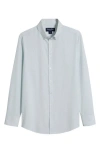 Mizzen + Main Mizzen+main Leeward Trim Fit Print Performance Button-up Shirt In White Diamond Texture