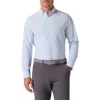 Mizzen + Main Mizzen+main Leeward Trim Fit Solid Button-up Shirt In Blue