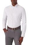 Mizzen + Main Leeward Trim Fit Tattersall Button-up Shirt In White