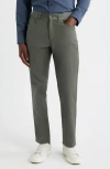 Mizzen + Main Mizzen+main Mayfield Slim Fit Five-pocket Twill Pants In Green