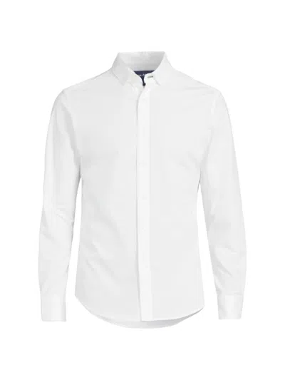 MIZZEN + MAIN MEN'S ELLIS COTTON-BLEND BUTTON-DOWN OXFORD SHIRT