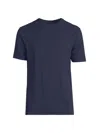 Mizzen + Main Knox Solid Navy Performance T-shirt In Navy Solid