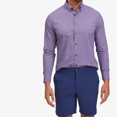 Mizzen + Main Monaco Dress Shirt In Purple