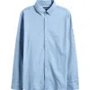 Mizzen + Main Mizzen+main Nash Chambray Button-down Shirt In Blue