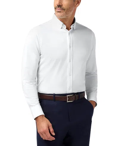 Mizzen + Main Mizzen+main Newport Long Sleeve Dress Trim Fit Shirt In White