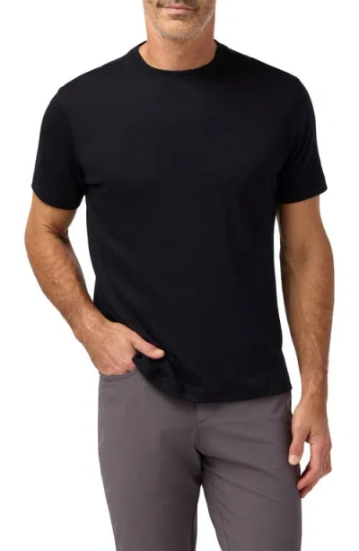 Mizzen + Main Mizzen+main Palmer Solid Pima Cotton T-shirt In Black