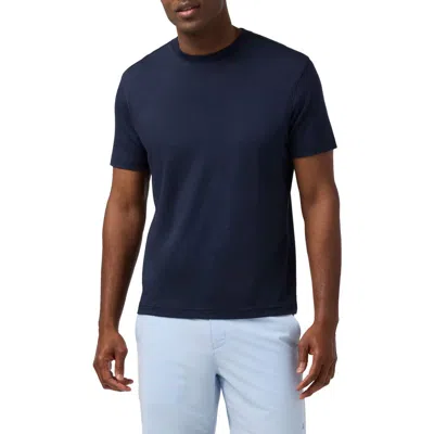 Mizzen + Main Mizzen+main Palmer Solid Pima Cotton T-shirt In Blue