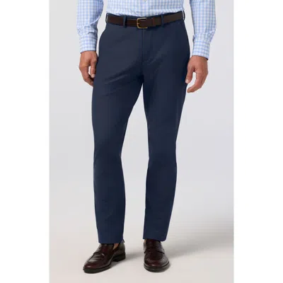 Mizzen + Main Mizzen+main Upton Flat Front Chinos In Blue