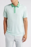 Mizzen + Main Mizzen+main Versa Performance Polo In Lime Triangle Geo