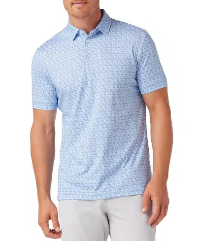 Mizzen + Main Mizzen+main Versa Short Sleeve Polo In Blue