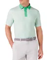 Mizzen + Main Mizzen+main Versa Short Sleeve Polo In Green