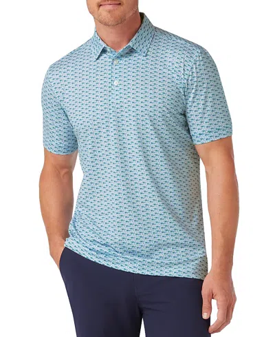 Mizzen + Main Mizzen+main Versa Short Sleeve Polo In Blue