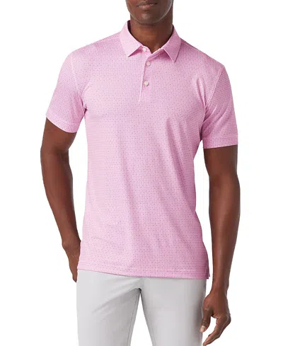 Mizzen + Main Mizzen+main Versa Short Sleeve Polo In Pink