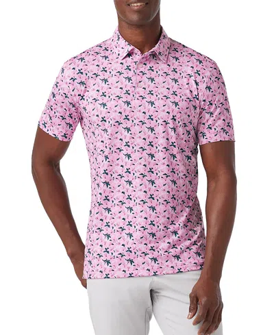 Mizzen + Main Mizzen+main Versa Short Sleeve Polo In Pink