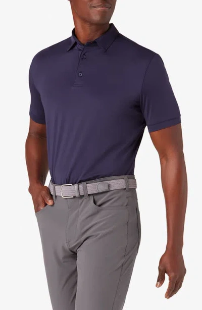 Mizzen + Main Mizzen+main Versa Short Sleeve Polo In Blue