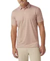 Mizzen + Main Mizzen+main Versa Short Sleeve Polo Burnt Orange Big Tex In Dark Orange