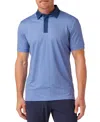 Mizzen + Main Mizzen+main Versa Short Sleeve Polo Provence Current In Blue