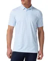 Mizzen + Main Mizzen+main Versa Trim Fit Geo Print Performance Golf Polo In Blue