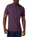 Mizzen + Main Mizzen+main Versa Short Sleeve Polo In Purple