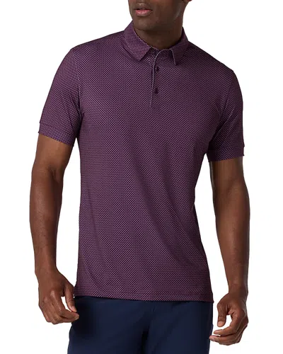 Mizzen + Main Mizzen+main Versa Short Sleeve Polo In Purple