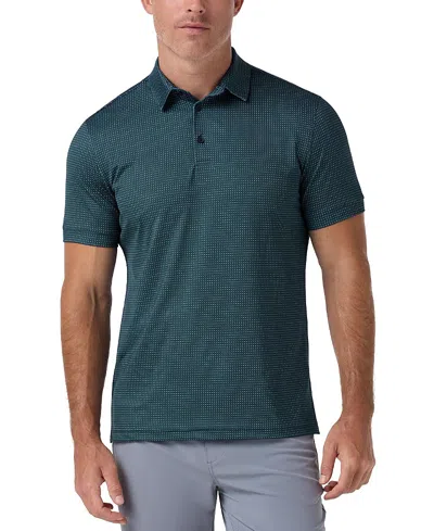 Mizzen + Main Mizzen+main Versa Short Sleeve Polo Trim Fit Shirt In Green