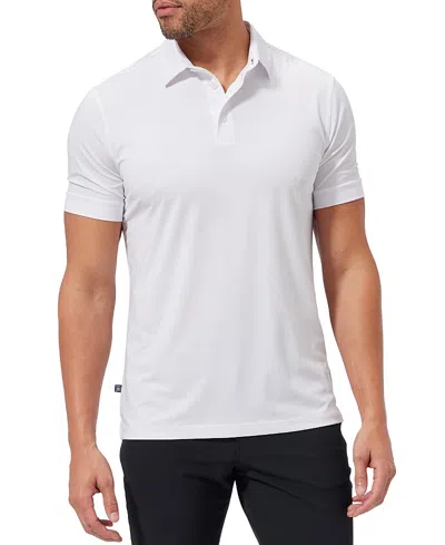 Mizzen + Main Mizzen+main Versa Short Sleeve Polo In White