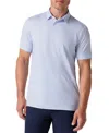 Mizzen + Main Mizzen+main Versa Short Sleeve Polo White Multi Floral In Blue