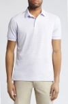 MIZZEN + MAIN MIZZEN+MAIN VERSA STRIPE PERFORMANCE GOLF POLO