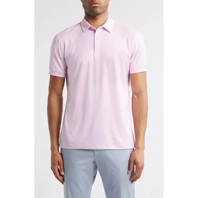Mizzen + Main Mizzen+main Versa Trim Fit Dot Print Performance Golf Polo