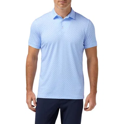 Mizzen + Main Mizzen+main Versa Trim Fit Performance Golf Polo In Blue