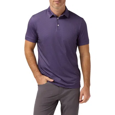 Mizzen + Main Mizzen+main Versa Trim Fit Performance Golf Polo In Purple