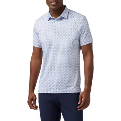 Mizzen + Main Mizzen+main Versa Trim Fit Performance Golf Polo In Gray