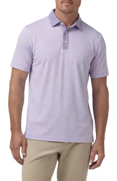 Mizzen + Main Mizzen+main Versa Trim Fit Performance Golf Polo In Blue