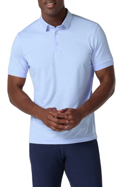 Mizzen + Main Mizzen+main Versa Trim Fit Performance Golf Polo In Blue