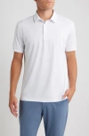 Mizzen + Main Mizzen+main Versa Trim Fit Performance Golf Polo In Burgundy