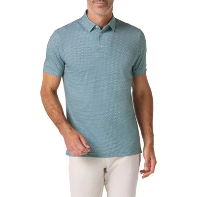 Mizzen + Main Mizzen+main Versa Trim Fit Performance Golf Polo In Green