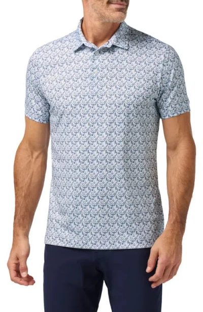 Mizzen + Main Mizzen+main Versa Trim Fit Performance Golf Polo In Green