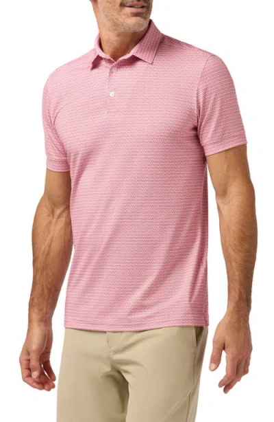 Mizzen + Main Mizzen+main Versa Trim Fit Performance Golf Polo In Multi