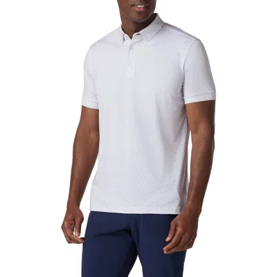 Mizzen + Main Mizzen+main Versa Trim Fit Performance Golf Polo In Neutral