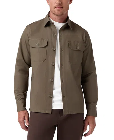 Mizzen + Main Mizzen+main Warren Shirt Regular Fit Jacket In Green