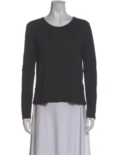 Pre-owned Mj Watson Crew Neck Long Sleeve Top In Gray