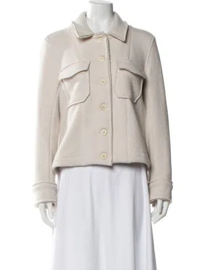 Pre-owned Mj Watson Wool Denim Jacket W/ Tags In Neutral