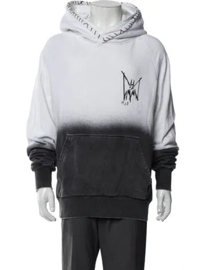 Pre-owned Mjb Marc Jacques Burton Graphic Print Crew Neck Hoodie In Multi