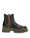 Mjus Woman Ankle Boots Black Size 10 Leather In Black