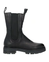 Mjus Woman Ankle Boots Black Size 11 Leather