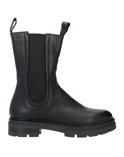 Mjus Woman Ankle Boots Black Size 11 Leather