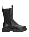 Mjus Woman Ankle Boots Black Size 7 Leather