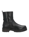Mjus Woman Ankle Boots Black Size 8 Leather In Black