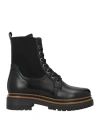 Mjus Woman Ankle Boots Black Size 8 Leather