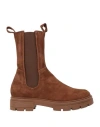 Mjus Woman Ankle Boots Brown Size 10 Soft Leather